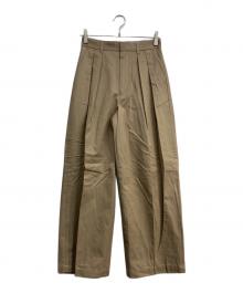 journal standard L'essage（ジャーナルスタンダード レサージュ）の古着「FINXギャバ チノパンツ」｜ベージュ