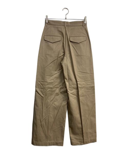 journal standard L'essage（ジャーナルスタンダード レサージュ）journal standard L'essage (ジャーナルスタンダード レサージュ) FINXギャバ チノパンツ ベージュ サイズ:36の古着・服飾アイテム