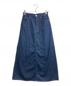 upper hights×Spick and Spanアッパーハイツ×スピックアンドスパン）の古着「別注 THE LAZY SKIRT　（ザ　レイジー　スカート）」｜インディゴ