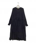 Curensologyカレンソロジー）の古着「ニットワンピース」｜ネイビー