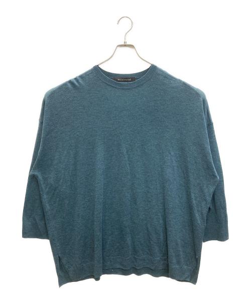 mizuiro-ind（ミズイロインド）mizuiro-ind (ミズイロインド) SHEER WIDE TUNIC ブルー サイズ:FREEの古着・服飾アイテム