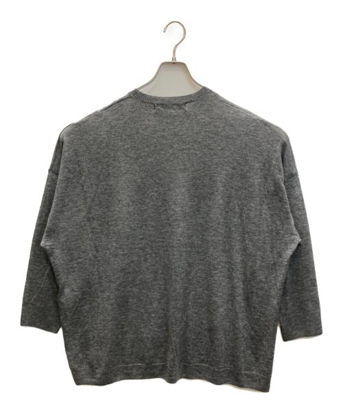 mizuiro-ind（ミズイロインド）mizuiro-ind (ミズイロインド) SHEER WIDE TUNIC グレー サイズ:FREEの古着・服飾アイテム