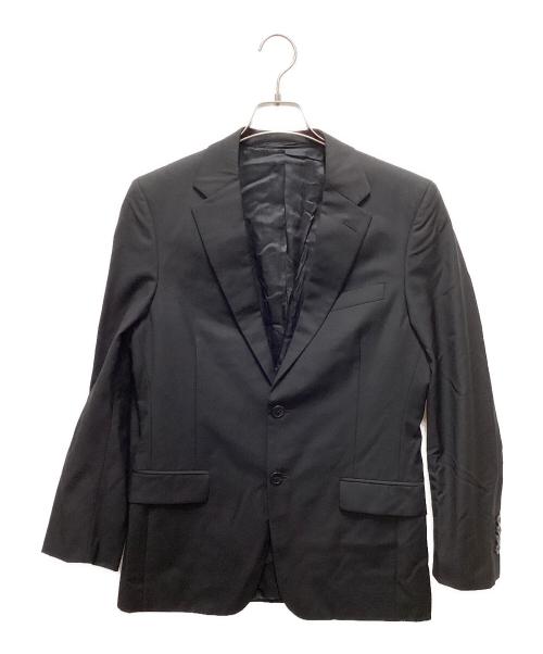 PRADA（プラダ）PRADA (プラダ) ウールモヘア シングルブレストスーツ ブラック サイズ:46Rの古着・服飾アイテム