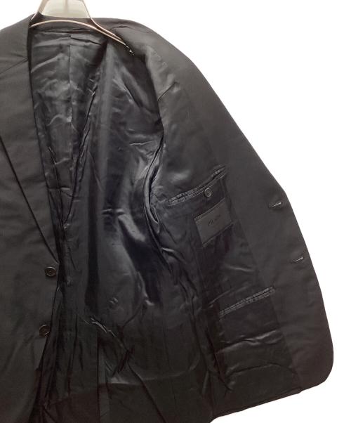 PRADA（プラダ）PRADA (プラダ) ウールモヘア シングルブレストスーツ ブラック サイズ:46Rの古着・服飾アイテム