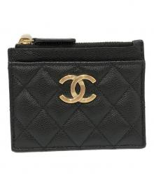 CHANEL（シャネル）の古着「カードホルダーコインケース」｜ブラック