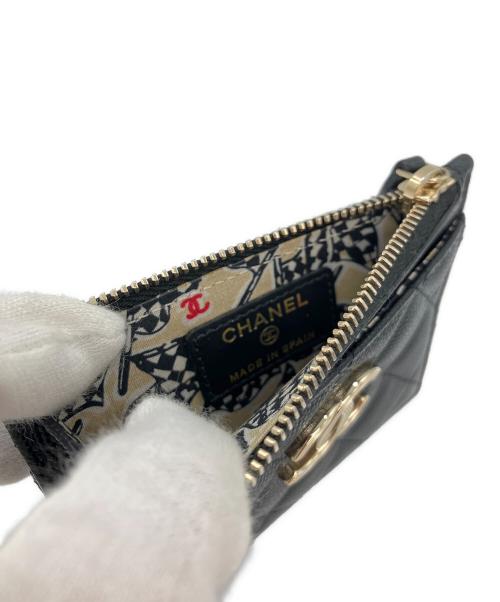 CHANEL（シャネル）CHANEL (シャネル) カードホルダーコインケース ブラックの古着・服飾アイテム
