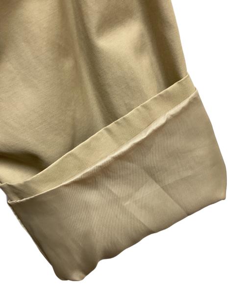 BEAUTY&YOUTH（ビューティーアンドユース）BEAUTY&YOUTH (ビューティーアンドユース) コットンナイロンノーカラーベルトコート ベージュ サイズ:Mの古着・服飾アイテム