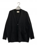UNITED ARROWSユナイテッドアローズ）の古着「ソフトスムース ニットカーディガン」｜ブラック