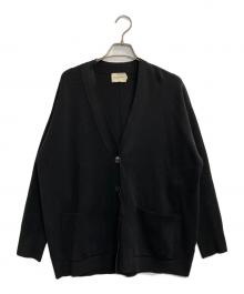 UNITED ARROWS（ユナイテッドアローズ）の古着「ソフトスムース ニットカーディガン」｜ブラック