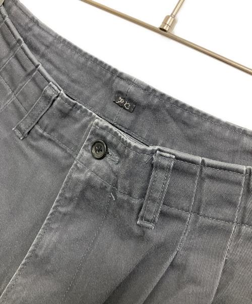 Porter Classic（ポータークラシック）Porter Classic (ポータークラシック) ワイドタックパンツ グレー サイズ:Lの古着・服飾アイテム