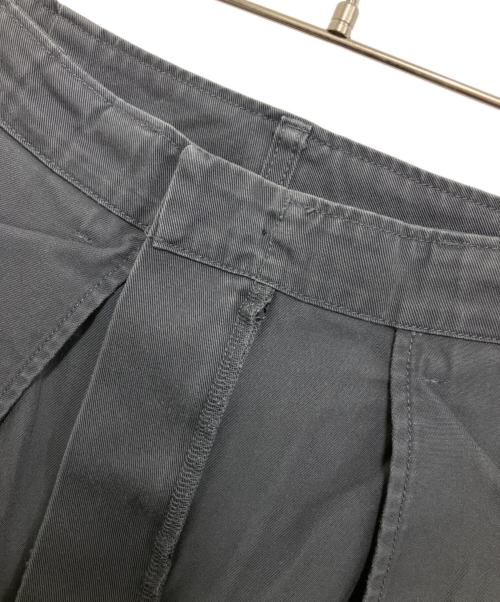 Porter Classic（ポータークラシック）Porter Classic (ポータークラシック) ワイドタックパンツ グレー サイズ:Lの古着・服飾アイテム
