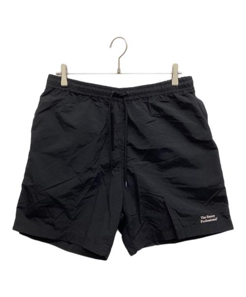 The Ennoy Professional（ザ エンノイ プロフェッショナル）THE ENNOY PROFESSIONAL (ザ エンノイ プロフェッショナル) Nylon Short Pant ブラック サイズ:Lの古着・服飾アイテム