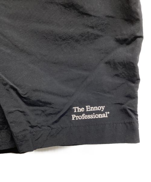 The Ennoy Professional（ザ エンノイ プロフェッショナル）THE ENNOY PROFESSIONAL (ザ エンノイ プロフェッショナル) Nylon Short Pant ブラック サイズ:Lの古着・服飾アイテム