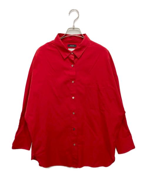 anuans（アニュアンス）anuans (アニュアンス) スタンダードシャツ レッド サイズ:freeの古着・服飾アイテム