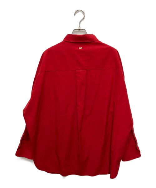 anuans（アニュアンス）anuans (アニュアンス) スタンダードシャツ レッド サイズ:freeの古着・服飾アイテム