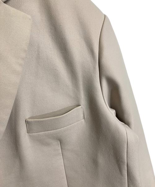 Thehighlights（ザハイライツ）thehighlights (ザハイライツ) テーラードジャケット　アウター　ライトアウター　セレモニー　日本製 ベージュ サイズ:1の古着・服飾アイテム