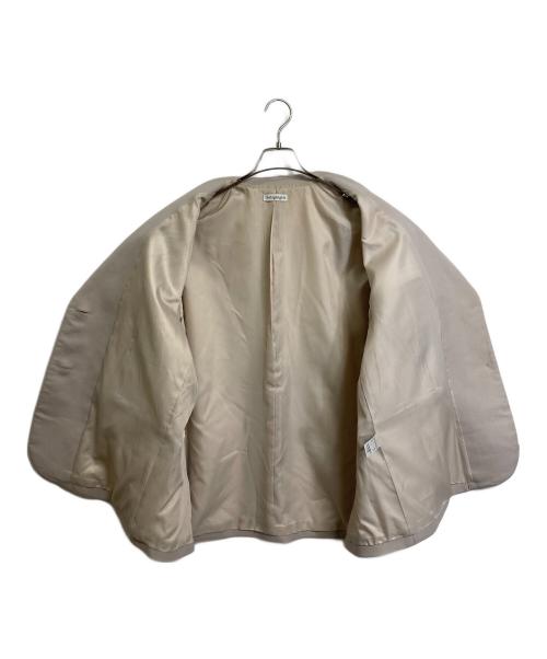 Thehighlights（ザハイライツ）thehighlights (ザハイライツ) テーラードジャケット　アウター　ライトアウター　セレモニー　日本製 ベージュ サイズ:1の古着・服飾アイテム