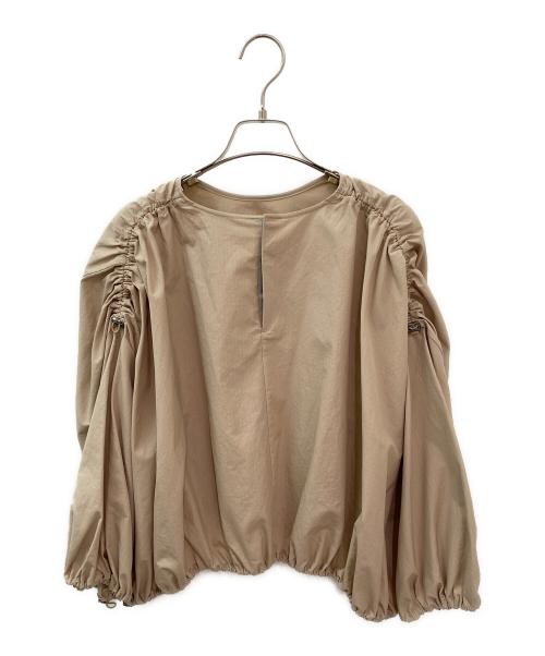 LUDLOW（ラドロー）LUDLOW (ラドロー) ドロストブラウス ベージュ サイズ:Freeの古着・服飾アイテム