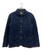 BURGUS PLUSバーガスプラス）の古着「Blanket Lining Cover All」｜インディゴ