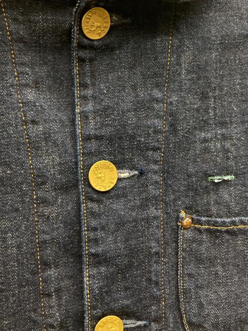 BURGUS PLUS（バーガスプラス）BURGUS PLUS (バーガスプラス) Blanket Lining Cover All インディゴ サイズ:SIZE 40の古着・服飾アイテム