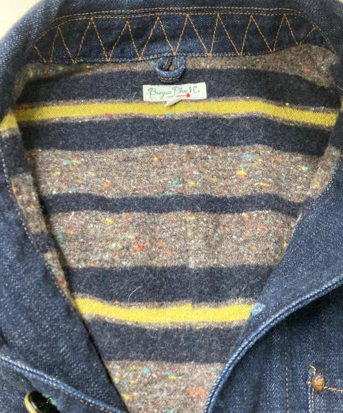 BURGUS PLUS（バーガスプラス）BURGUS PLUS (バーガスプラス) Blanket Lining Cover All インディゴ サイズ:SIZE 40の古着・服飾アイテム