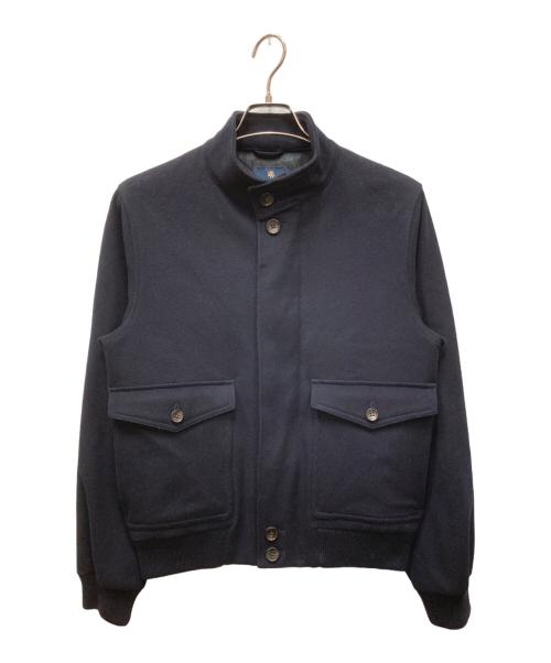 BROOKS BROTHERS（ブルックスブラザーズ）BROOKS BROTHERS (ブルックスブラザーズ) ロロピアーナ生地ウールスイングトップ ネイビー サイズ:Sの古着・服飾アイテム