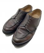 PARABOOTパラブーツ）の古着「Uチップシューズ　ビジネスシューズ　フランス製　CHAMBORD」｜ブラウン