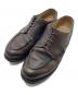 PARABOOT（パラブーツ）の古着「Uチップシューズ　ビジネスシューズ　フランス製　CHAMBORD」｜ブラウン
