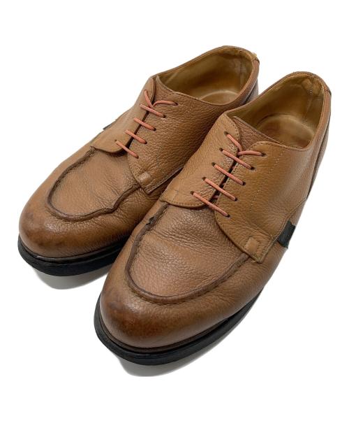 PARABOOT（パラブーツ）PARABOOT (パラブーツ) Uチップシューズ　ビジネスシューズ　フランス製　CHAMBORD ブラウン サイズ:7の古着・服飾アイテム