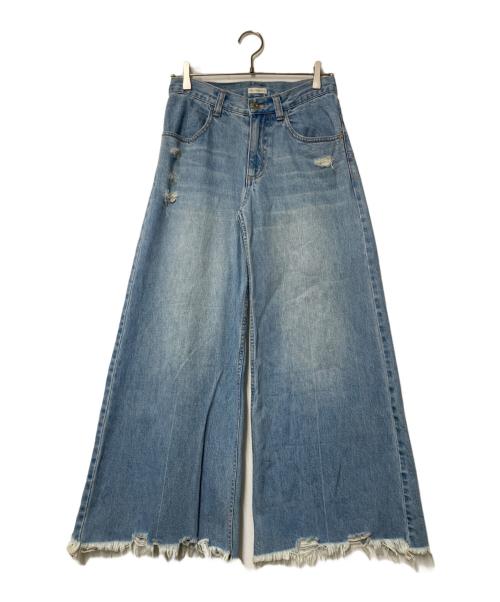 PROTAGONISTA（プロタゴニスタ）PROTAGONISTA (プロタゴニスタ) ワイド フレアデニム インディゴの古着・服飾アイテム