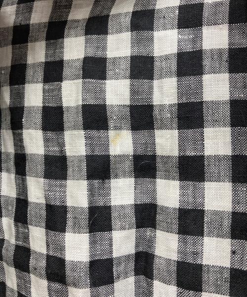 holiday（ホリデー）holiday (ホリデー) CHECK LINEN NIGHT DRESS　チェック リネン ナイト ドレス ブラック サイズ:Freeの古着・服飾アイテム