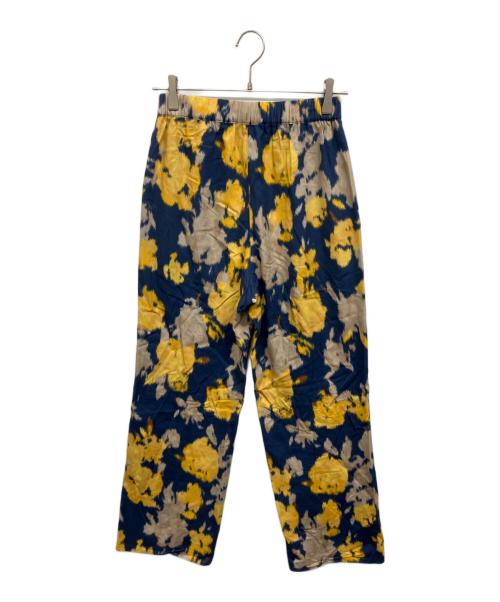 Spick and Span（スピック＆スパン）Spick and Span (スピック＆スパン) ファジーフラワーイージーパンツ ブルー サイズ:36の古着・服飾アイテム