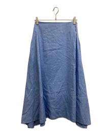 MADISON BLUE（マディソンブルー）の古着「MI-MOLLET Flare Skirt」｜スカイブルー