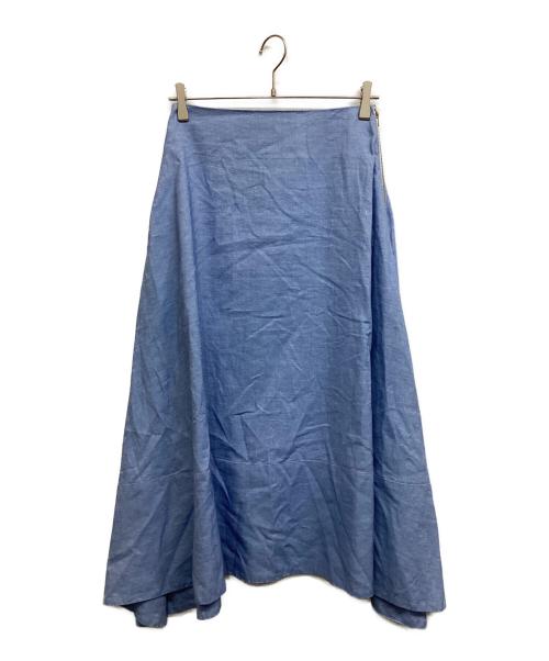 MADISON BLUE（マディソンブルー）MADISON BLUE (マディソンブルー) MI-MOLLET Flare Skirt スカイブルー サイズ:01（S）の古着・服飾アイテム