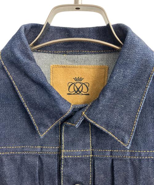 DRAWER（ドゥロワー）DRAWER (ドゥロワー) ノンウォッシュ セルビッチ デニム ジャケット インディゴ サイズ:36の古着・服飾アイテム