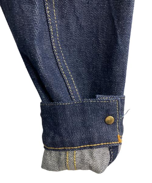 DRAWER（ドゥロワー）DRAWER (ドゥロワー) ノンウォッシュ セルビッチ デニム ジャケット インディゴ サイズ:36の古着・服飾アイテム