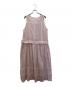nocontent (ノーコンテンツ) Sheer Check Long One Piece ピンク サイズ:FREE：6000円