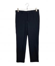 COMME des GARCONS HOMME PLUS（コムデギャルソンオムプリュス）の古着「ロールアップスラックスパンツ　ウールパンツ　日本製　21SS メタルアウトロー期」｜ブラック