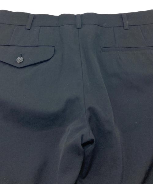 COMME des GARCONS HOMME PLUS（コムデギャルソンオムプリュス）COMME des GARCONS HOMME PLUS (コムデギャルソンオムプリュス) ロールアップスラックスパンツ　ウールパンツ　日本製　21SS メタルアウトロー期 ブラック サイズ:XSの古着・服飾アイテム