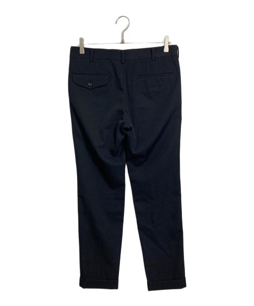 COMME des GARCONS HOMME PLUS（コムデギャルソンオムプリュス）COMME des GARCONS HOMME PLUS (コムデギャルソンオムプリュス) ロールアップスラックスパンツ　ウールパンツ　日本製　21SS メタルアウトロー期 ブラック サイズ:XSの古着・服飾アイテム