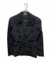 COMME des GARCONS HOMME PLUS（コムデギャルソンオムプリュス）の古着「グラフチェックテーラードジャケット」｜ブラック