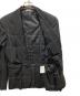 中古・古着 COMME des GARCONS HOMME PLUS (コムデギャルソンオムプリュス) グラフチェックテーラードジャケット ブラック サイズ:ＸＳ：40000円