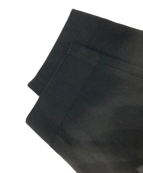 COMME des GARCONS HOMME PLUS（コムデギャルソンオムプリュス）COMME des GARCONS HOMME PLUS (コムデギャルソンオムプリュス) ポリ縮絨タックパンツ ブラック サイズ:Sの古着・服飾アイテム