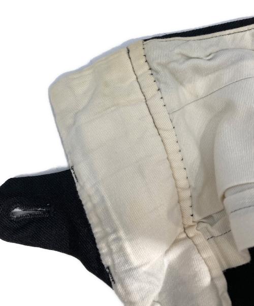 COMME des GARCONS HOMME PLUS（コムデギャルソンオムプリュス）COMME des GARCONS HOMME PLUS (コムデギャルソンオムプリュス) ポリ縮絨タックパンツ ブラック サイズ:Sの古着・服飾アイテム
