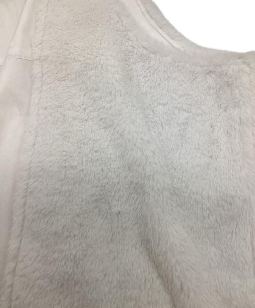 COMME des GARCONS HOMME PLUS（コムデギャルソンオムプリュス）COMME des GARCONS HOMME PLUS (コムデギャルソンオムプリュス) ファー切替シャツ ホワイト サイズ:SIZE Sの古着・服飾アイテム