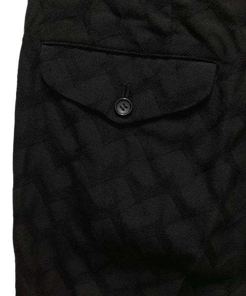 COMME des GARCONS HOMME PLUS（コムデギャルソンオムプリュス）COMME des GARCONS HOMME PLUS (コムデギャルソンオムプリュス) 刺繍パンツ ブラック サイズ:Sの古着・服飾アイテム
