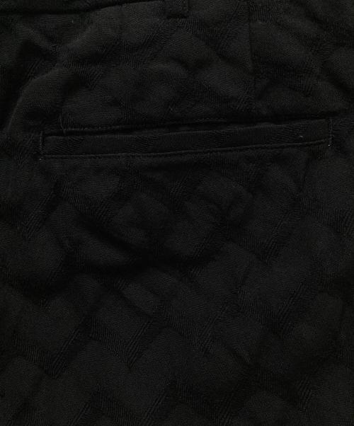 COMME des GARCONS HOMME PLUS（コムデギャルソンオムプリュス）COMME des GARCONS HOMME PLUS (コムデギャルソンオムプリュス) 刺繍パンツ ブラック サイズ:Sの古着・服飾アイテム