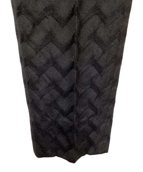 COMME des GARCONS HOMME PLUS（コムデギャルソンオムプリュス）COMME des GARCONS HOMME PLUS (コムデギャルソンオムプリュス) 刺繍パンツ ブラック サイズ:Sの古着・服飾アイテム