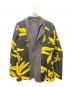 COMME des GARCONS HOMME PLUS（コムデギャルソンオムプリュス）の古着「レイヤードデザインジャケット」｜ブラック×イエロー