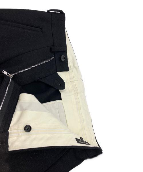 COMME des GARCONS HOMME PLUS（コムデギャルソンオムプリュス）COMME des GARCONS HOMME PLUS (コムデギャルソンオムプリュス) ラメデザインパンツ ブラック サイズ:Mの古着・服飾アイテム